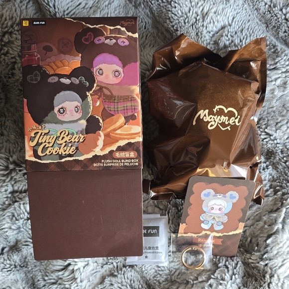 Maymei Tiny Bear Cookie Plush Pendant - Confirmed But Sealed Bag - Picture 4 of 5